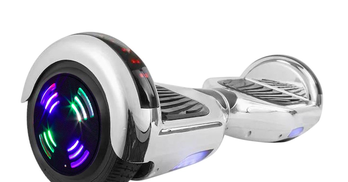Hoverboard 6.5 inch, Regular ElectroSilver Junior, Autonomie Standard ...