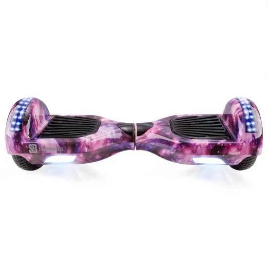 Pachet Hoverboard 6.5 inch cu Scaun Standard, Regular Galaxy Pink PRO, Autonomie Extinsa si Hoverkart Ergonomic Portocaliu, Smart Balance 5