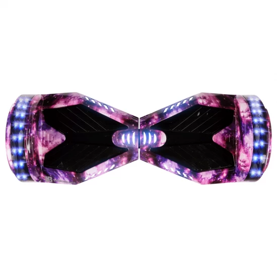 Pachet Hoverboard 8 inch cu Scaun Standard, Transformers Galaxy Pink PRO, Autonomie Standard si Hoverkart Ergonomic Roz, Smart Balance 4