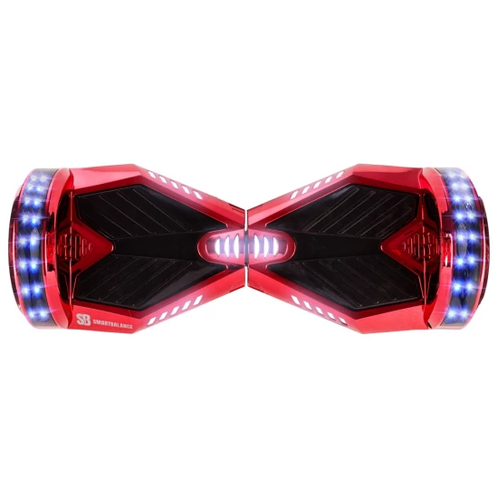 Pachet Hoverboard 6.5 inch cu Scaun Standard, Transformers ElectroRed PRO, Autonomie Extinsa si Hoverkart Ergonomic Alb, Smart Balance 4