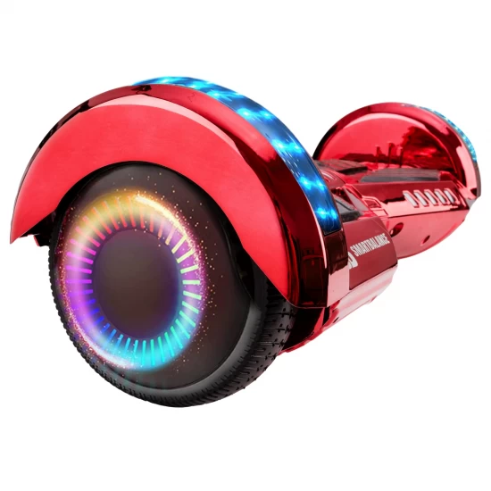 Pachet Hoverboard 6.5 inch cu Scaun Standard, Transformers ElectroRed PRO, Autonomie Extinsa si Hoverkart Ergonomic Alb, Smart Balance 2