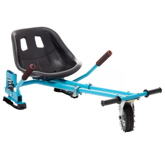 Pachet Hoverboard 6.5 inch cu Scaun cu Suspensii, Regular Flame PRO, Autonomie Extinsa si Hoverkart Albastru cu Suspensii Duble, Smart Balance 8