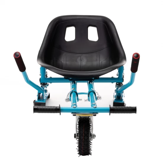 Pachet Hoverboard 6.5 inch cu Scaun cu Suspensii, Regular Flame PRO, Autonomie Extinsa si Hoverkart Albastru cu Suspensii Duble, Smart Balance 10