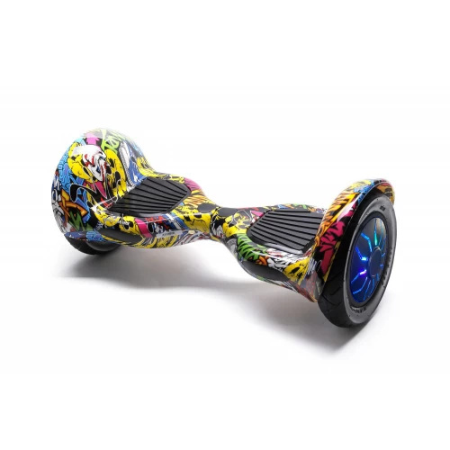 Hoverboard 10 inch, Off-Road HipHop PRO, Autonomie Extinsa, Smart Balance