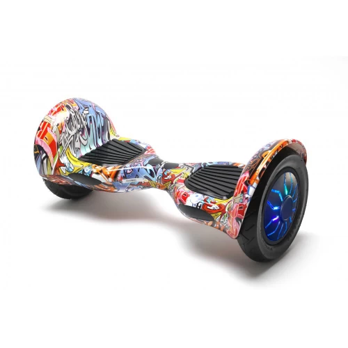 Hoverboard 10 inch, Off-Road HipHop Orange PRO, Autonomie Extinsa, Smart Balance