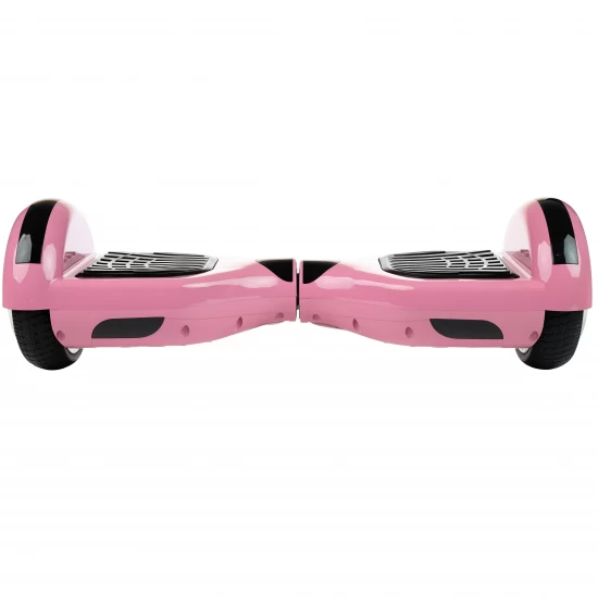 Set Hoverboard cu Scaun, Hoverkart Roz cu Suspensii Duble, Boxe Bluetooth, Lumini LED si Auto Balans, roti 6.5'', 15km Autonomie, Putere 700W, Baterie 4Ah Samsung Cell, Smart Balance Regular Pink 4