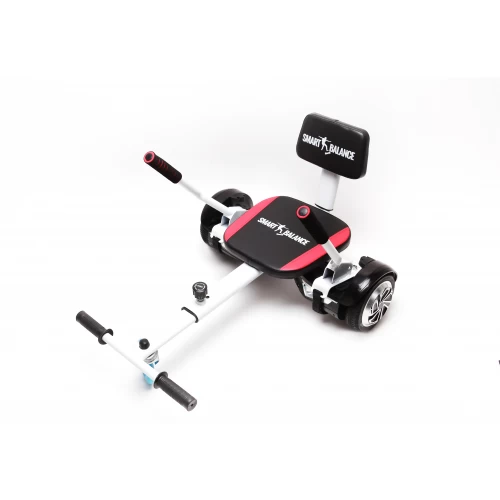 Hoverseat – Scaun Hoverboard – Hoverkart Comfort Smart Balance, alb, compatibil cu orice hoverboard, lungime reglabila