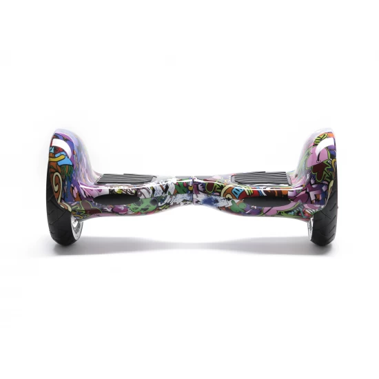 Set Hoverboard OffRoad cu Scaun, Hoverkart Confort, Boxe Bluetooth, Lumini LED si Auto Balans, roti 10'', 15km Autonomie, Putere 700W, Baterie 4Ah Samsung Cell, Smart Balance OffRoad Multicolor 2
