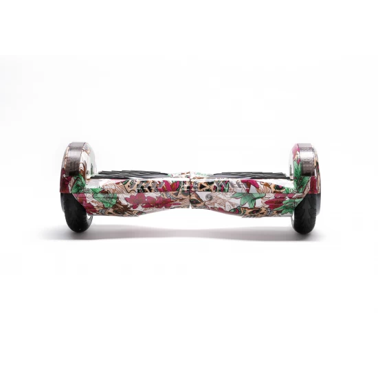 Pachet Hoverboard 8 inch cu Scaun cu Suspensii, Transformers SkullColor, Autonomie Extinsa si Hoverkart Negru cu Suspensii Duble, Smart Balance 3