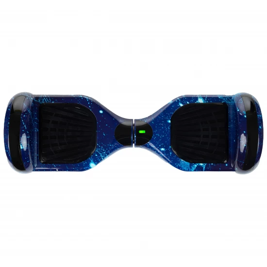 Pachet Hoverboard 6.5 inch cu Scaun Standard, Regular Galaxy Blue PRO, Autonomie Standard si Hoverkart Ergonomic Negru, Smart Balance 4