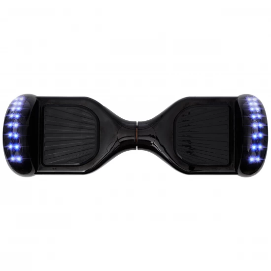 Pachet Hoverboard 6.5 inch cu Scaun Standard, Regular Black PRO, Autonomie Standard si Hoverkart Ergonomic Rosu, Smart Balance 4
