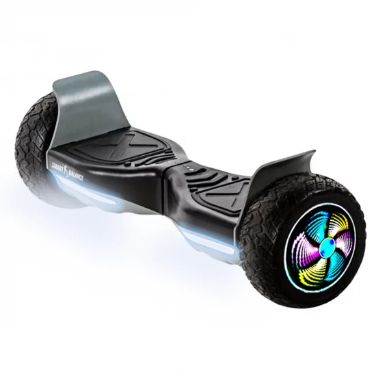 Pachet Hoverboard 8.5 inch cu Scaun Standard, Hummer Black PRO, Autonomie Standard si Hoverkart Ergonomic Rosu, Smart Balance 2
