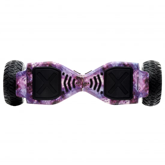 Pachet Hoverboard 8.5 inch cu Scaun Standard, Hummer Galaxy PRO, Autonomie Extinsa si Hoverkart Ergonomic Roz, Smart Balance 4