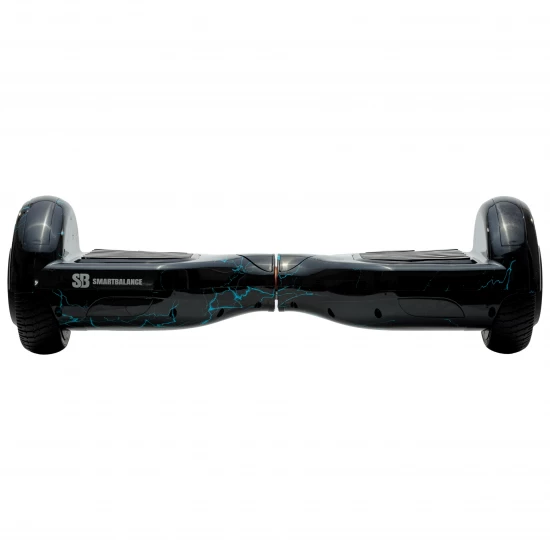Pachet Hoverboard 6.5 inch cu Scaun Standard, Regular Thunderstorm Blue PRO, Autonomie Extinsa si Hoverkart Ergonomic Roz, Smart Balance 3