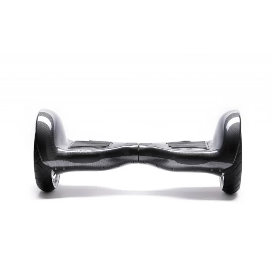 Pachet Hoverboard 10 inch cu Scaun Standard, Off-Road Carbon, Autonomie Extinsa si Hoverkart Ergonomic Alb, Smart Balance 3