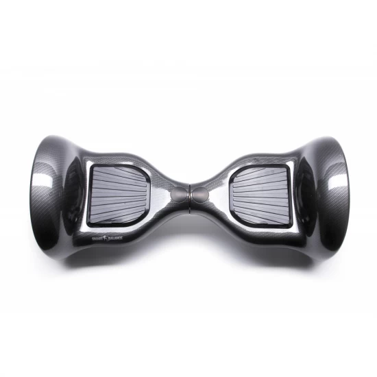 Pachet Hoverboard 10 inch cu Scaun Standard, Off-Road Carbon, Autonomie Extinsa si Hoverkart Ergonomic Alb, Smart Balance 4