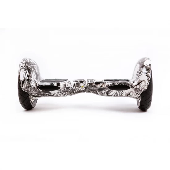 Pachet Hoverboard 10 inch cu Scaun cu Suspensii, Off-Road SkullHead, Autonomie Extinsa si Hoverkart Albastru cu Suspensii Duble, Smart Balance 3
