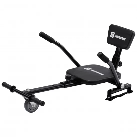 Pachet Hoverboard 8.5 inch cu Scaun Confort, Hummer HipHop PRO, Autonomie Standard si Hoverkart cu Burete Negru, Smart Balance 5
