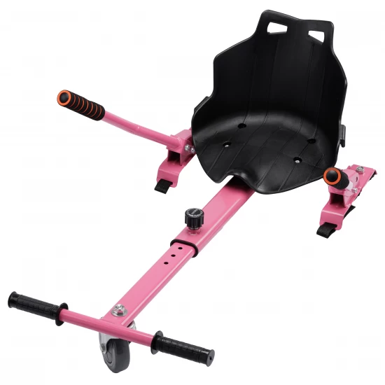 Pachet Hoverboard 8 inch cu Scaun Standard, Transformers SkullColor PRO, Autonomie Standard si Hoverkart Ergonomic Roz, Smart Balance 6