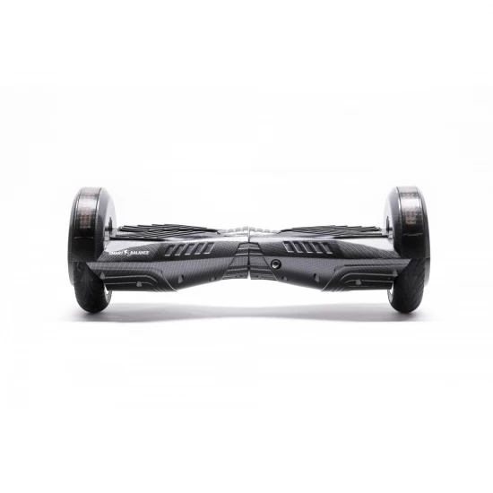 Pachet Hoverboard 6.5 inch cu Scaun cu Suspensii, Transformers Carbon Junior, Autonomie Standard si Hoverkart Negru cu Suspensii Duble, Smart Balance 3