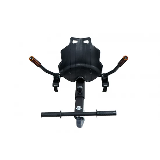 Pachet Hoverboard 6.5 inch cu Scaun Standard, Regular Carbon Junior, Autonomie Standard si Hoverkart Ergonomic Negru, Smart Balance 5